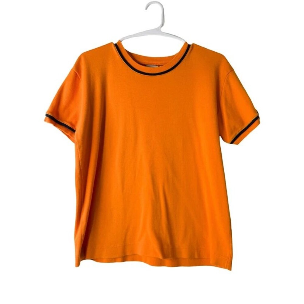Vintage Actra Women’s Orange Ringer T-Shirt Size Large